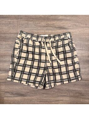 Critical Slide Shorts Mens 32 Beige Gray Corduroy Elastic Waist Logo New